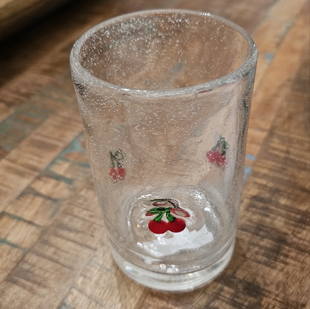 #52 Handcrafted Cherry Glassware